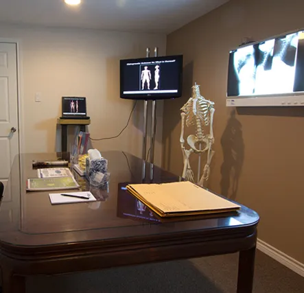 The consultation room at Body Balance
