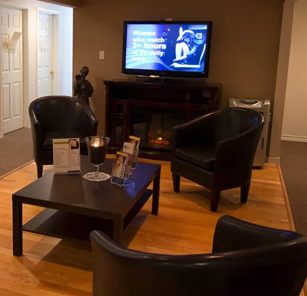 The patient lounge at Body Balance